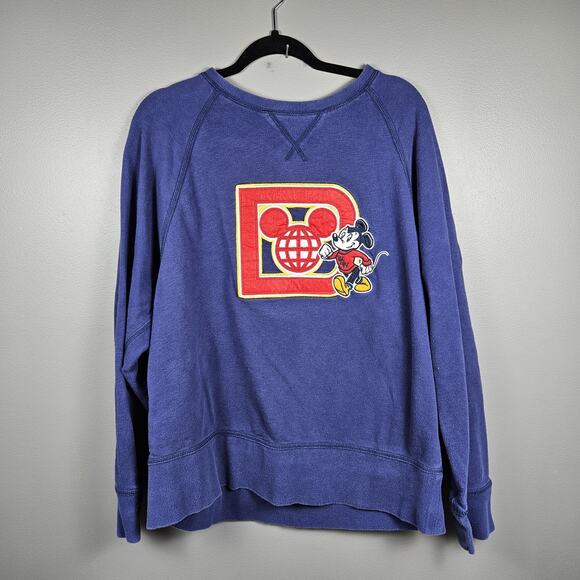 Disney Other - Disney Parks Authentic Crew Sweatshirt Walt Disney World 1971 Mickey Mouse Large